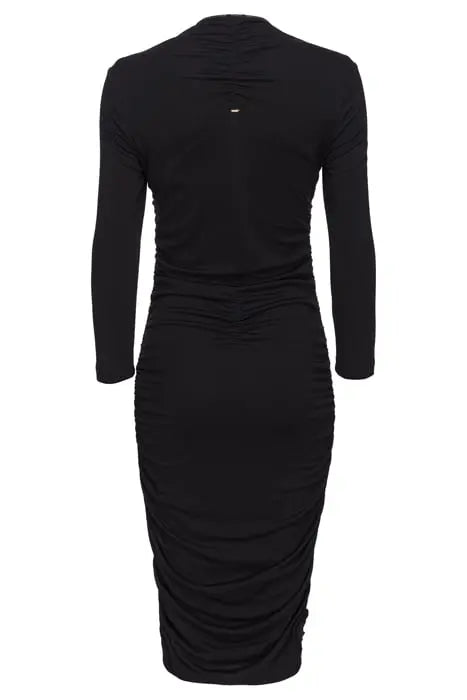 PINKO Manichino abito jersey crepe black