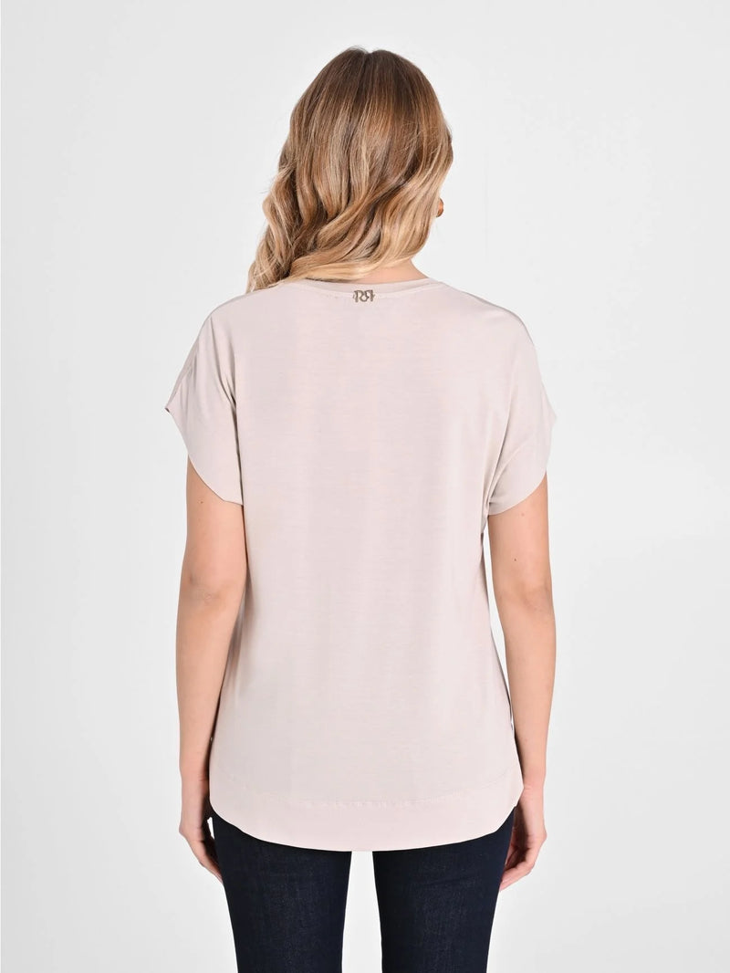 Blusa Rinascimento beige donna