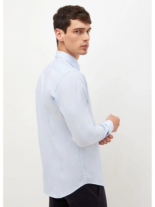 Liu Jo Camicia Uomo Light Blue