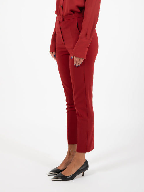 PATRIZIA PEPE
Pantaloni a sigaretta Essential martian red