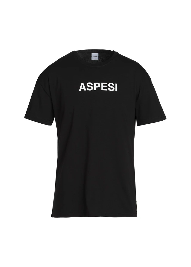 ASPESI T-shirt uomo nera