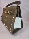 Shopper bag frivolous leather la carrie Dark Brown